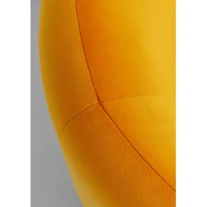 Clearance KARE Design Swivel Armchair Orion Yellow