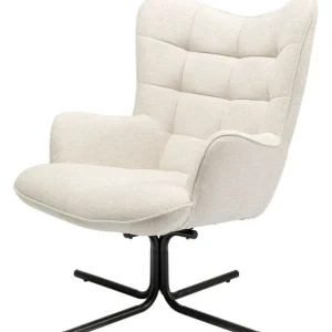 Hot KARE Design Swivel Armchair Oscar Cream