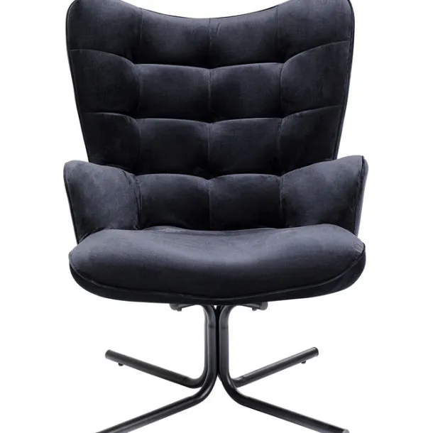 swivel_armchair_oscar_vel_0-2.webp Fashion KARE Design Swivel Armchair Oscar Velvet Black