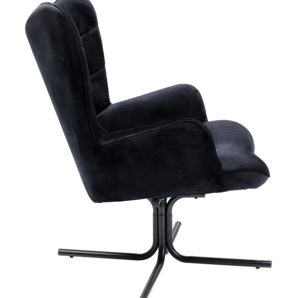 swivel_armchair_oscar_vel_5-2.webp Fashion KARE Design Swivel Armchair Oscar Velvet Black
