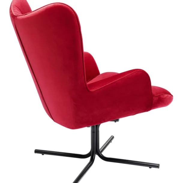 swivel_armchair_oscar_vel_6-1.webp Clearance KARE Design Swivel Armchair Oscar Velvet Red