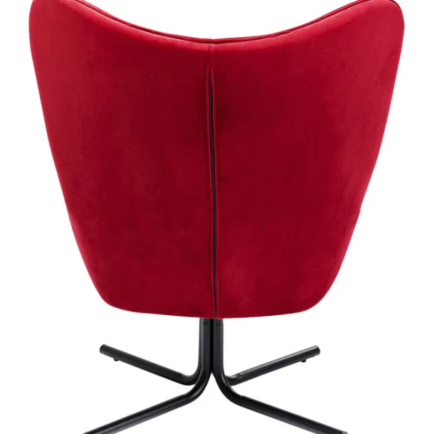 swivel_armchair_oscar_vel_7-1.webp Clearance KARE Design Swivel Armchair Oscar Velvet Red