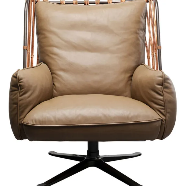swivel_armchair_paradiso__1.webp Fashion KARE Design Swivel Armchair Paradiso Brown