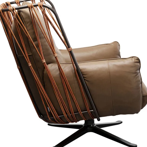 swivel_armchair_paradiso__2.webp Fashion KARE Design Swivel Armchair Paradiso Brown