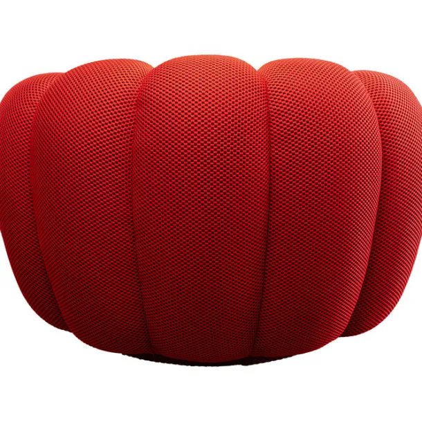 swivel_armchair_peppo_blo_3-1.webp Best KARE Design Swivel Armchair Peppo Bloom Red