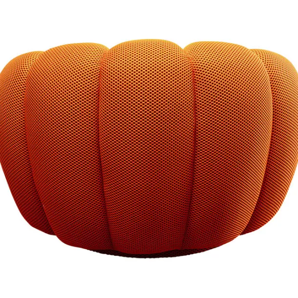 swivel_armchair_peppo_blo_3-5.webp Clearance KARE Design Swivel Armchair Peppo Bloom Orange