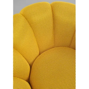 Online KARE Design Swivel Armchair Peppo Bloom Yellow