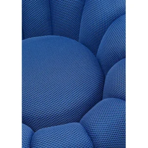 Clearance KARE Design Swivel Armchair Peppo Bloom Blue