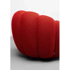 Best KARE Design Swivel Armchair Peppo Bloom Red