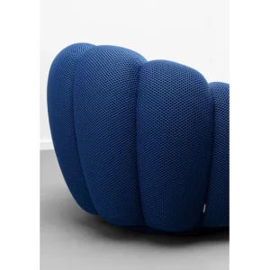 Clearance KARE Design Swivel Armchair Peppo Bloom Blue