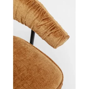 Clearance KARE Design Swivel Chair Arabella Orange