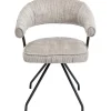 Hot KARE Design Swivel Chair Arabella Silver