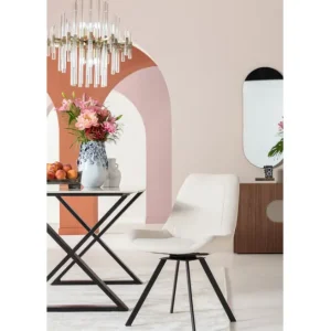 Online KARE Design Swivel Chair Baron Cream