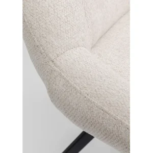 Online KARE Design Swivel Chair Baron Cream