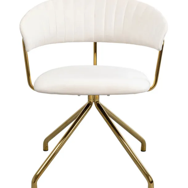 swivel_chair_belle_velvet_0.webp New KARE Design Swivel Chair Belle Velvet Cream