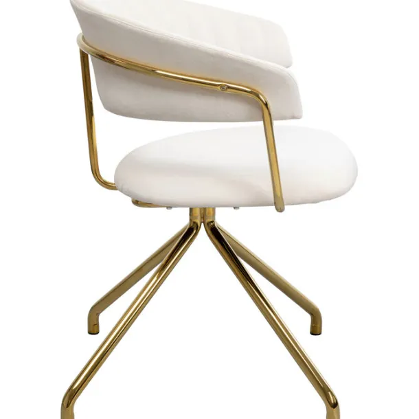 swivel_chair_belle_velvet_2.webp New KARE Design Swivel Chair Belle Velvet Cream
