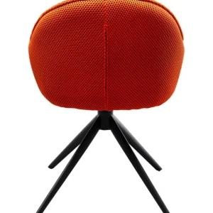New KARE Design Swivel Chair Carlito Mesh Orange