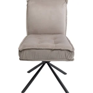 Online KARE Design Swivel Chair Chelsea Grey