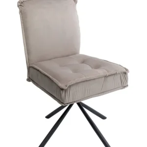 Online KARE Design Swivel Chair Chelsea Grey