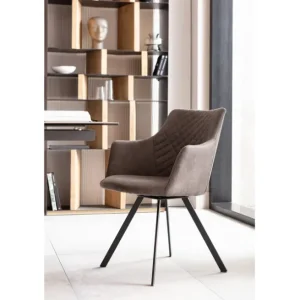 Fashion KARE Design Swivel Chair Coco Anthracite