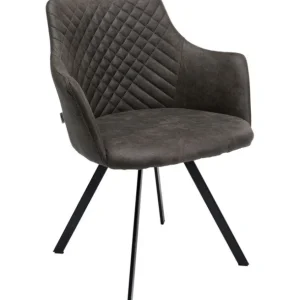 Fashion KARE Design Swivel Chair Coco Anthracite