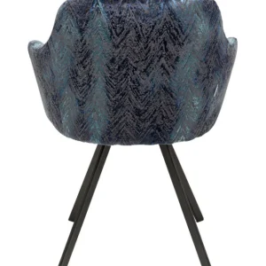 Fashion KARE Design Swivel Chair Coco Hugs Keops Blue Limited