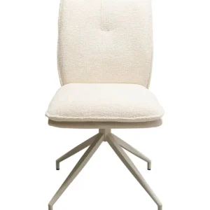 Fashion KARE Design Swivel Chair Hilla White