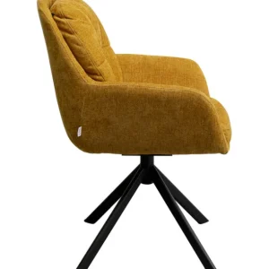 Online KARE Design Swivel Chair Molly Yellow