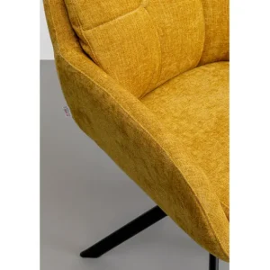 Online KARE Design Swivel Chair Molly Yellow