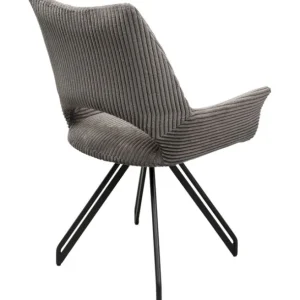 Hot KARE Design Swivel Chair Rich Dark Grey