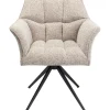 Online KARE Design Swivel Chair Thinktank Beige