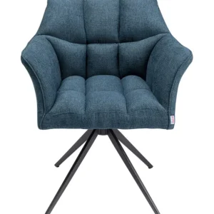 Outlet KARE Design Swivel Chair Thinktank Blue