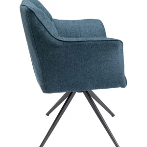 Outlet KARE Design Swivel Chair Thinktank Blue