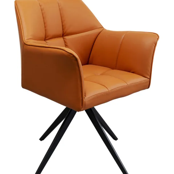 swivel_chair_thinktank_co_1.webp Outlet KARE Design Swivel Chair Thinktank Cognac