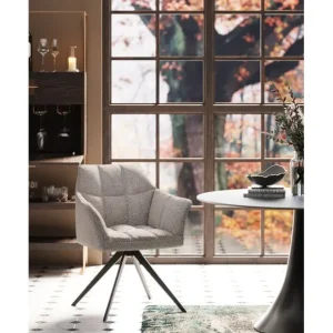 Online KARE Design Swivel Chair Thinktank Grey