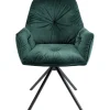 Sale KARE Design Swivel Chair with Armrest Mila Green