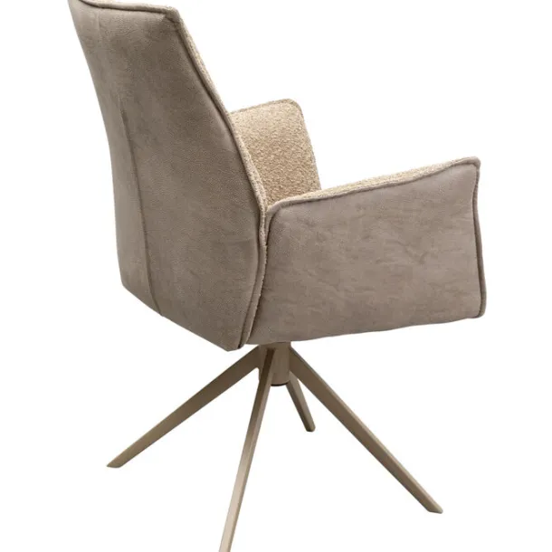 swivel_chair_with_armrest_4-7.webp Hot KARE Design Swivel Chair with Armrest Liverpool Greige