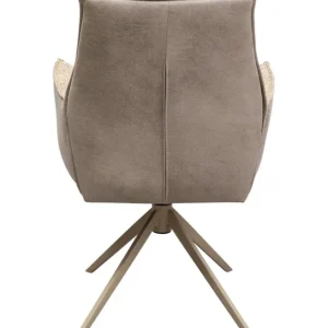 Hot KARE Design Swivel Chair with Armrest Liverpool Greige