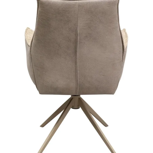 swivel_chair_with_armrest_5-7.webp Hot KARE Design Swivel Chair with Armrest Liverpool Greige