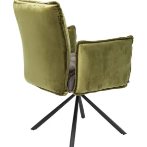 Best KARE Design Swivel Chair with Armrest Chelsea Green