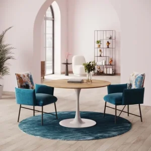 Clearance KARE Design Table Base Invitation White Ø60cm