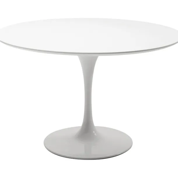table_base_invitation_whi_3.webp Clearance KARE Design Table Base Invitation White Ø60cm