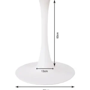 Outlet KARE Design Table Base Schickeria White Ø80cm
