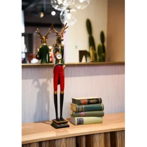 Online KARE Design Table Clock Gentleman Deer