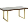 Outlet KARE Design Table Conley Brass 160x80