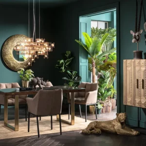 Outlet KARE Design Table Conley Brass 160x80