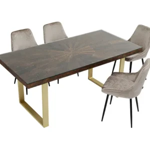 Outlet KARE Design Table Conley Brass 180x90cm