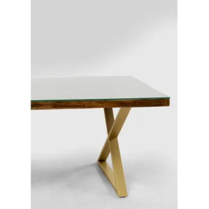 Online KARE Design Table Conley Cross Brass 180x90cm
