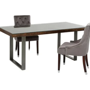 Discount KARE Design Table Conley Crude Steel 180x90