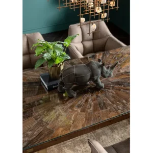 Discount KARE Design Table Conley Crude Steel 180x90